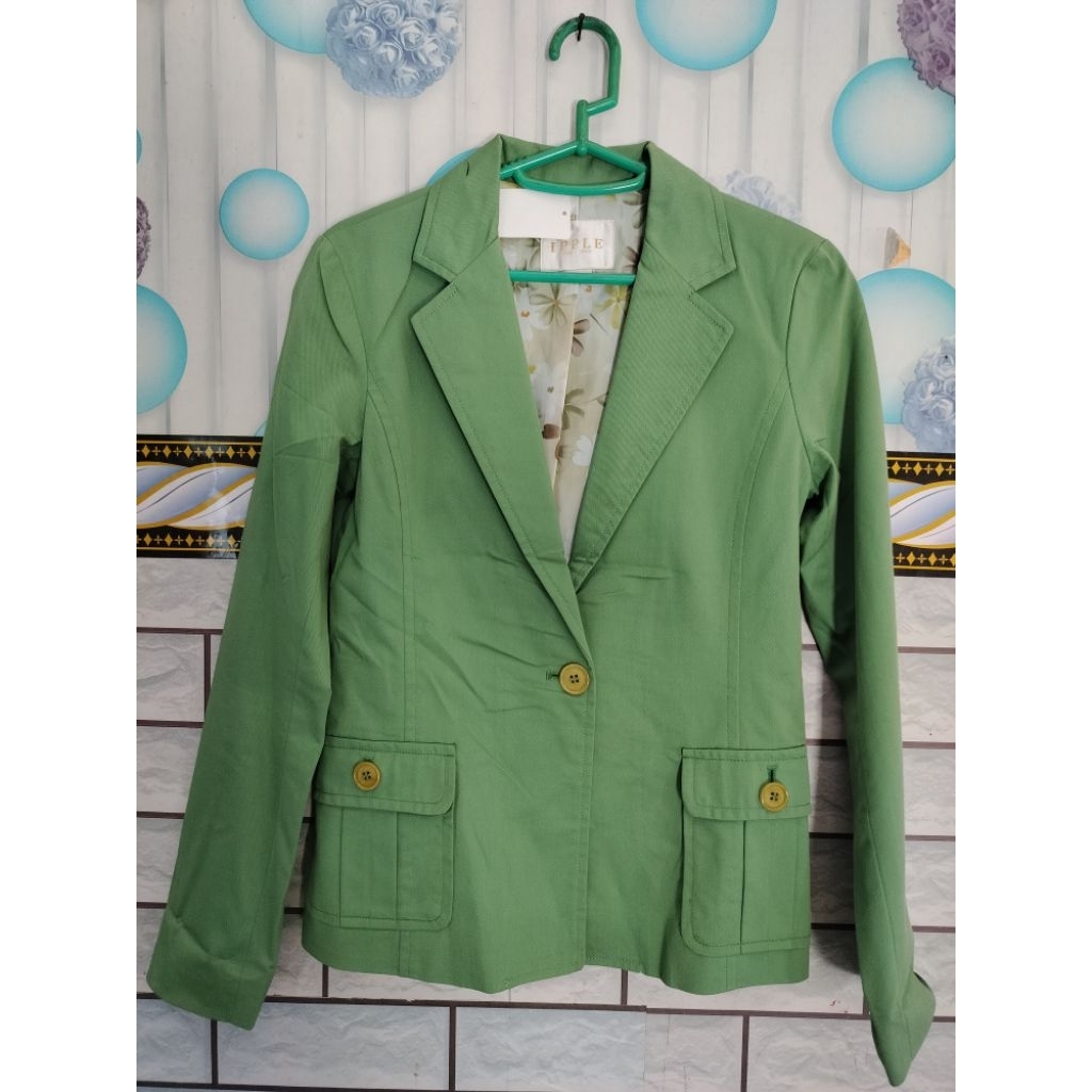 blazer hijau