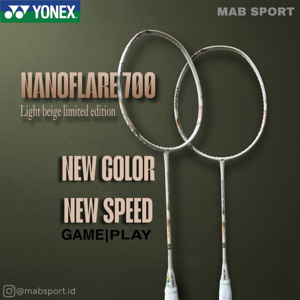 RAKET BADMINTON YONEX NANOFLARE 700 PLAY & 700 TOUR - HEAD LIGHT BALANCE - SLIM SHAFT - ORIGINAL YON