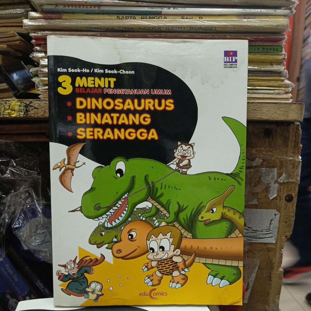 Buku 3 Menit Belajar pengetahuan umum Dinosaurus