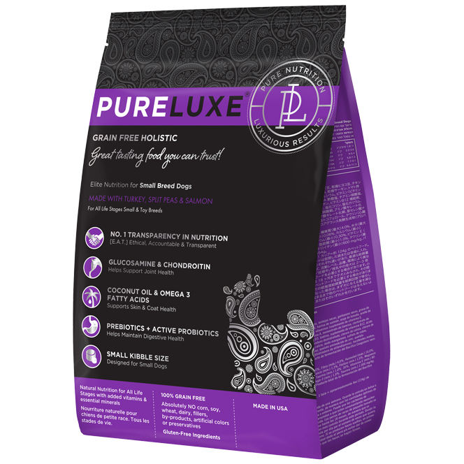 PURELUXE Grain Free Small Breed Dog Food 400gr