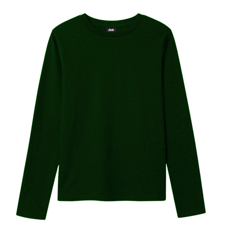 Sollera & Co Kaos Lengan Panjang Hijau Botol