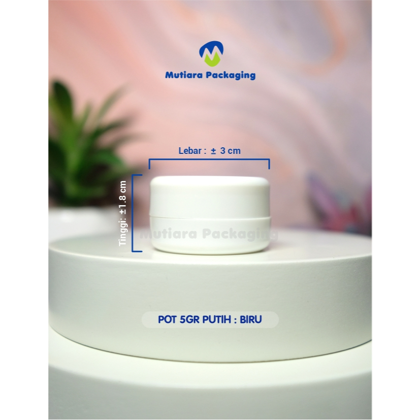 BEST SELLER  POT CREAM 5GR / POT PP 5GR PUTIH-PUTIH / POT PS 5GR - JAR 5GRAM PUTIH - POT KOSMETIK 5 