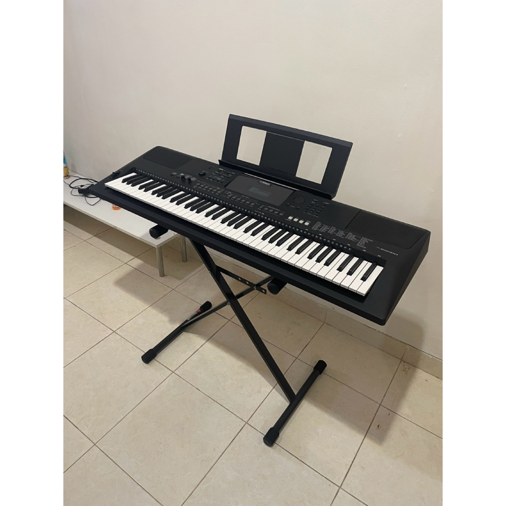 Keyboard Yamaha PSR-EW410 preloved second mulus lengkap seperti baru