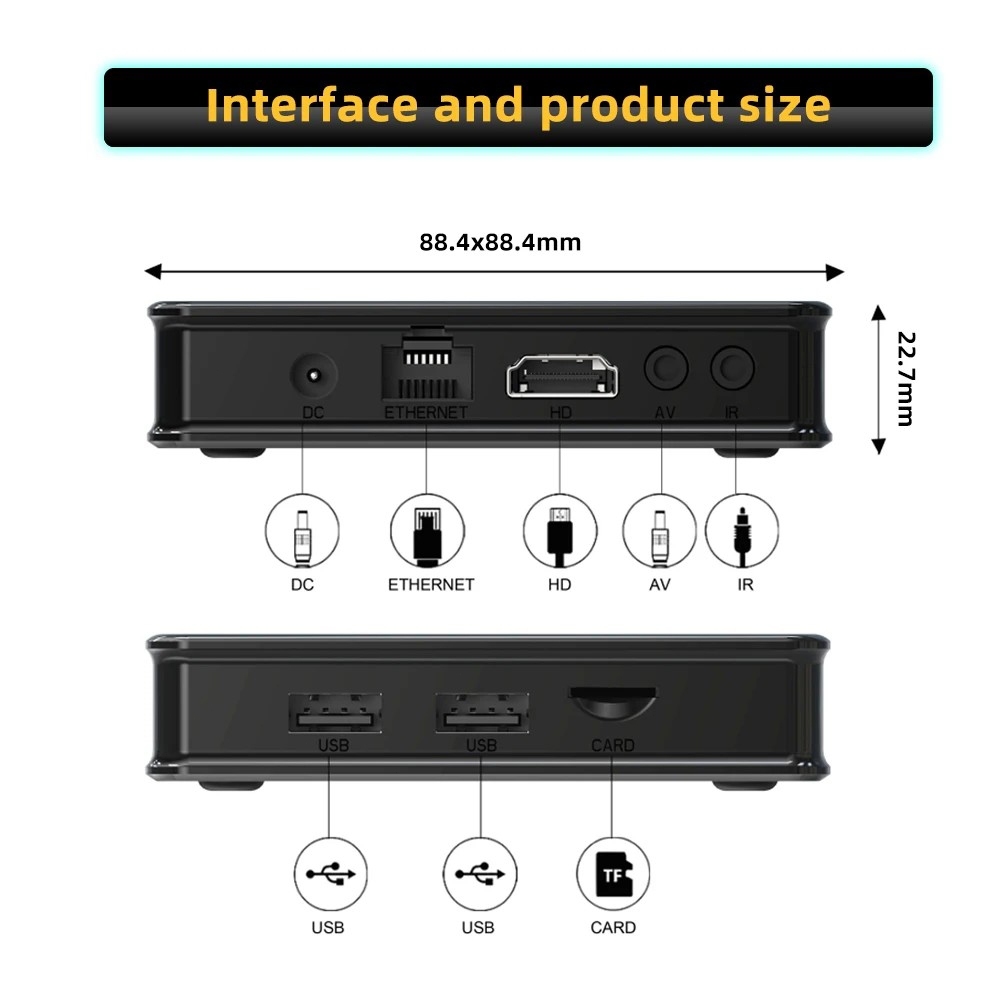 NEW X96Q ANDROID TV BOX ALL WINNER H313 ANDROID 10.0 SUPPORT BLUETOOTH / STB ANDROID TV SMART BOX