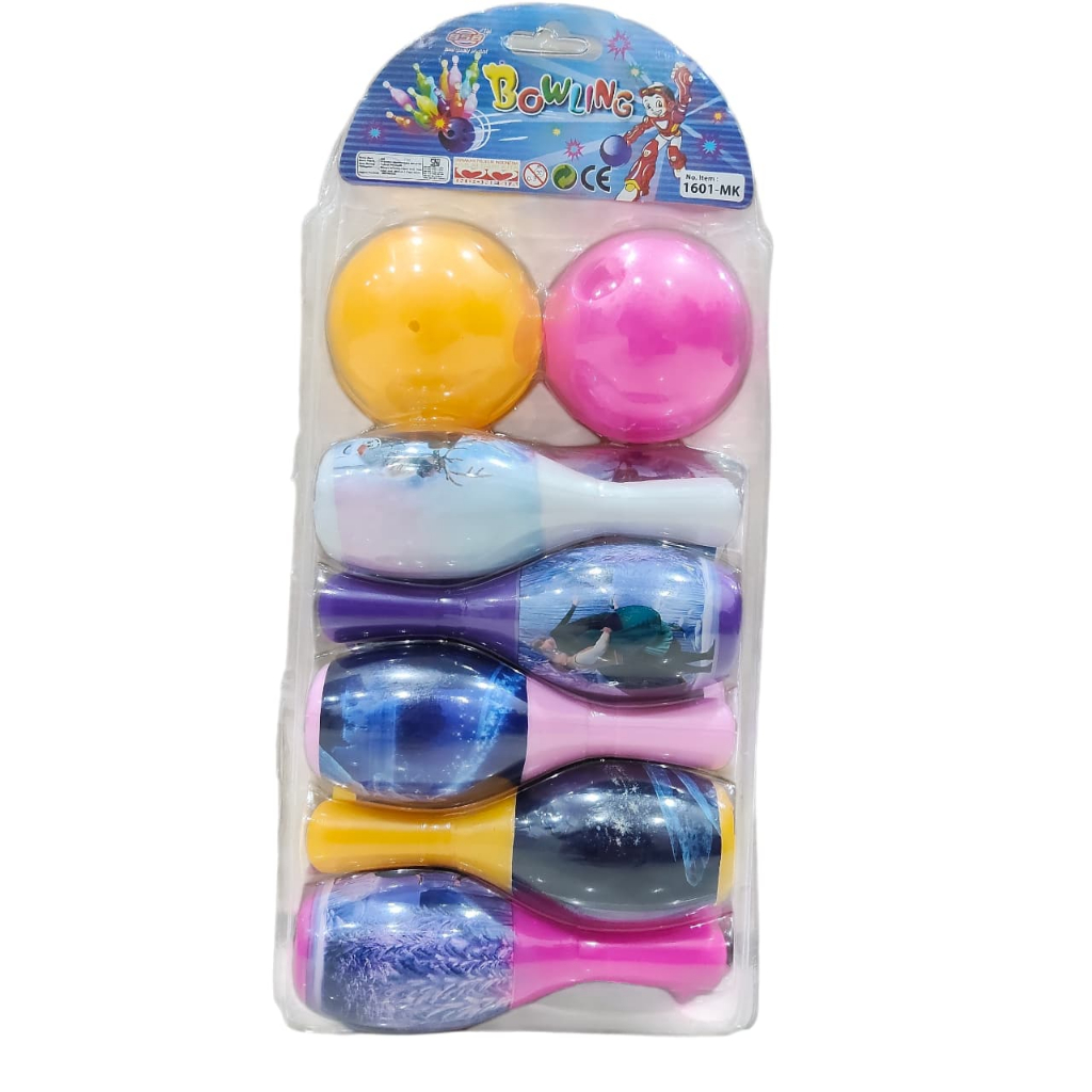 Mainan Bowling Anak-anak Gambar Frozen / Mainan Bowling Anak-anak