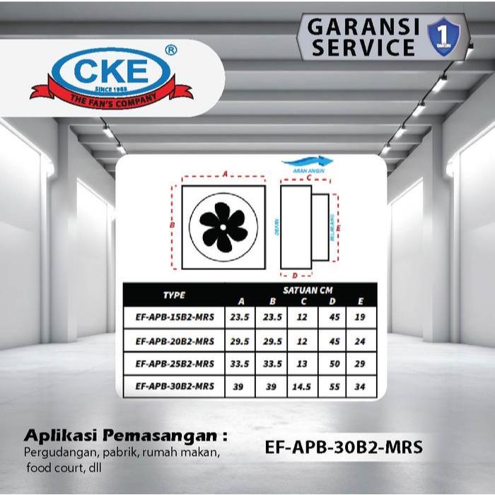 NEW Wall Exhaust Fan 12 Inch Kipas Angin Hexos Dinding Ventilasi Dapur 12"