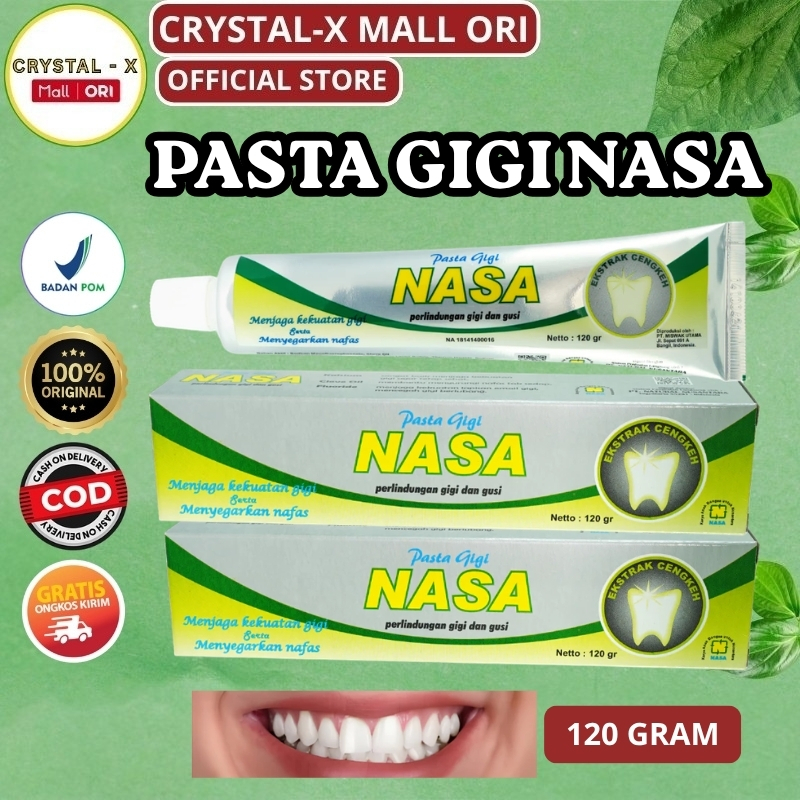 PRODUK VIRAL  Pasta Gigi Nasa PGN Original Odol Pemutih Gigi, Perontok Karang Gigi, anti sakit GIGI