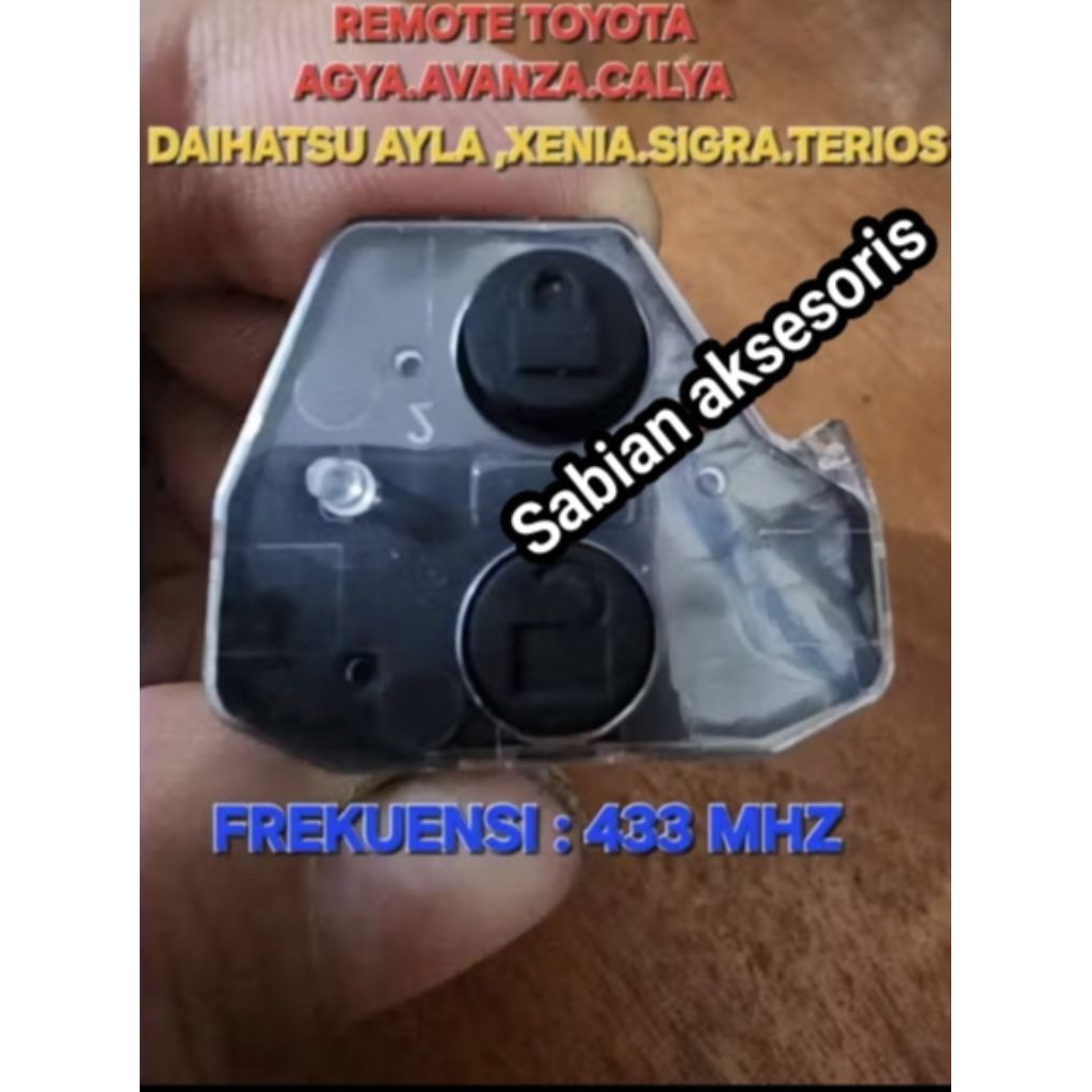 Modul Remote Pcb Transmiter Remote Toyota agya, Avanza Calya, terios