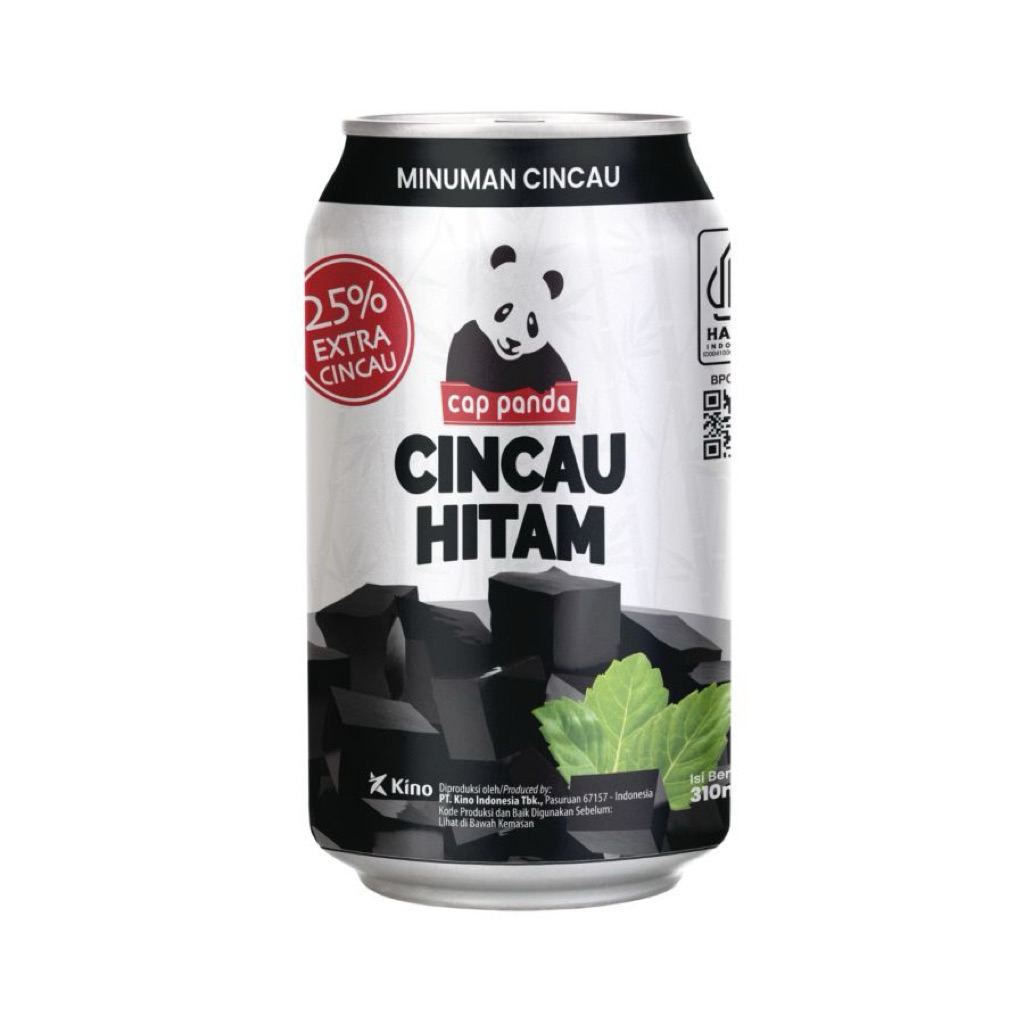 cincau cap panda hitam