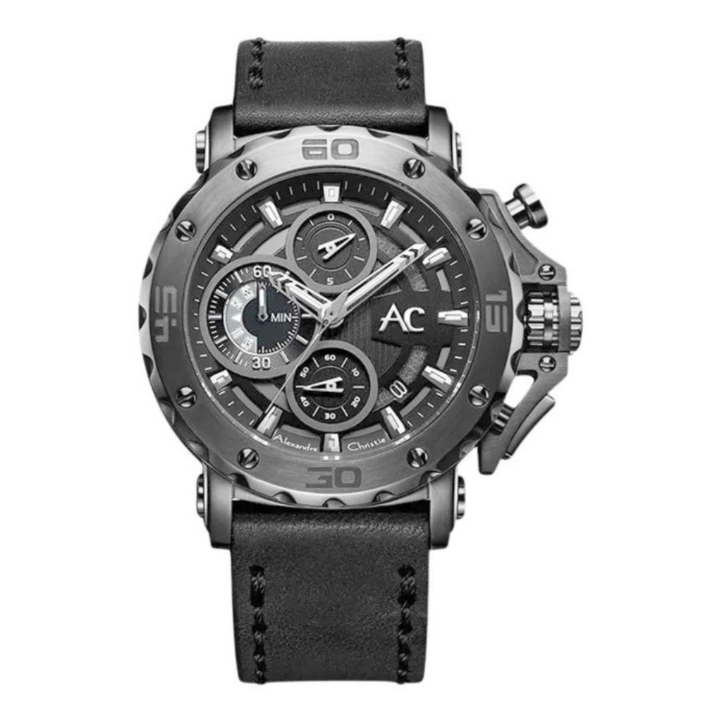 Jam Tangan Pria Analog Alexandre Christie 9205MC AC9205 AC 9205 MC 9205 MCLEPBA Original Garansi Res