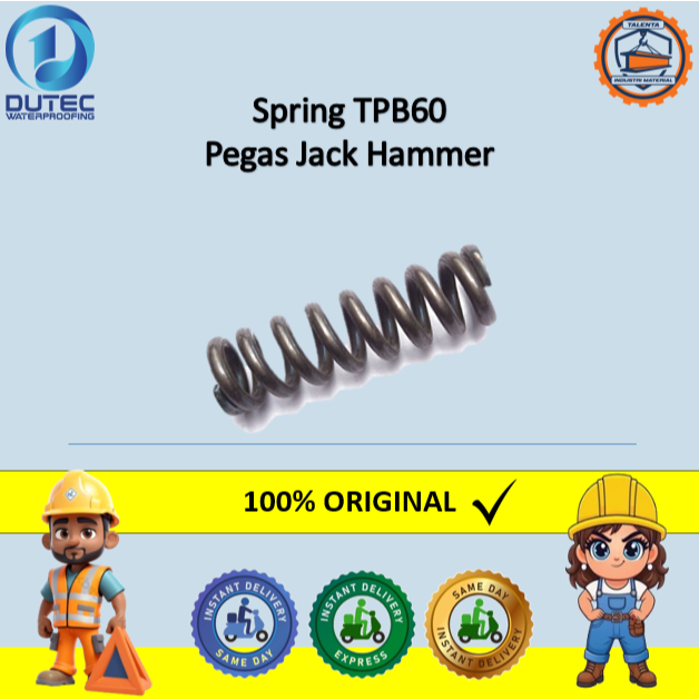 Spring TPB60 / Pegas Jack Hammer TPB-60 / Sparepart Pneumatic Breaker Heavy Duty