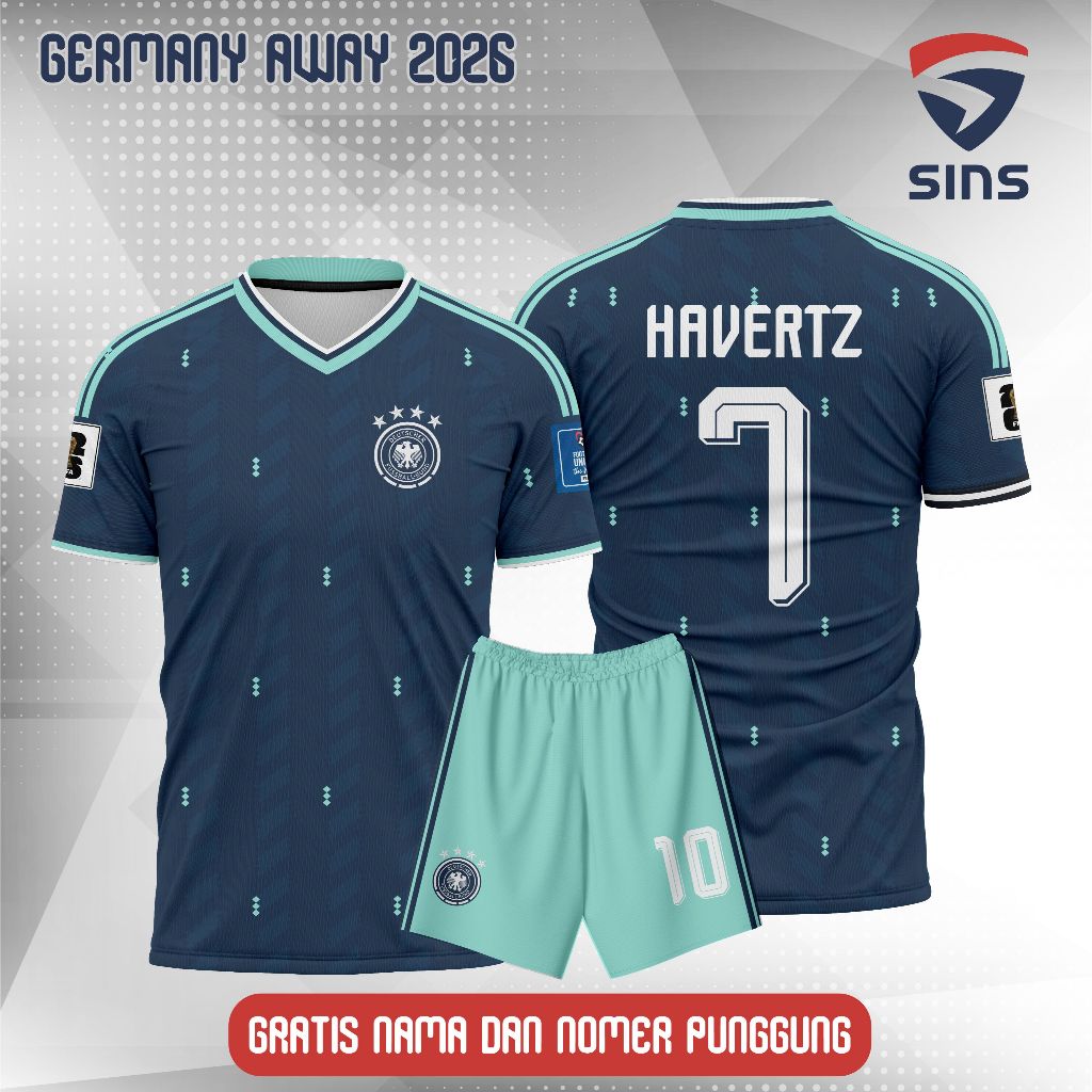 JERSEY REPLIKA TIMNAS GERMANY AWAY 2026