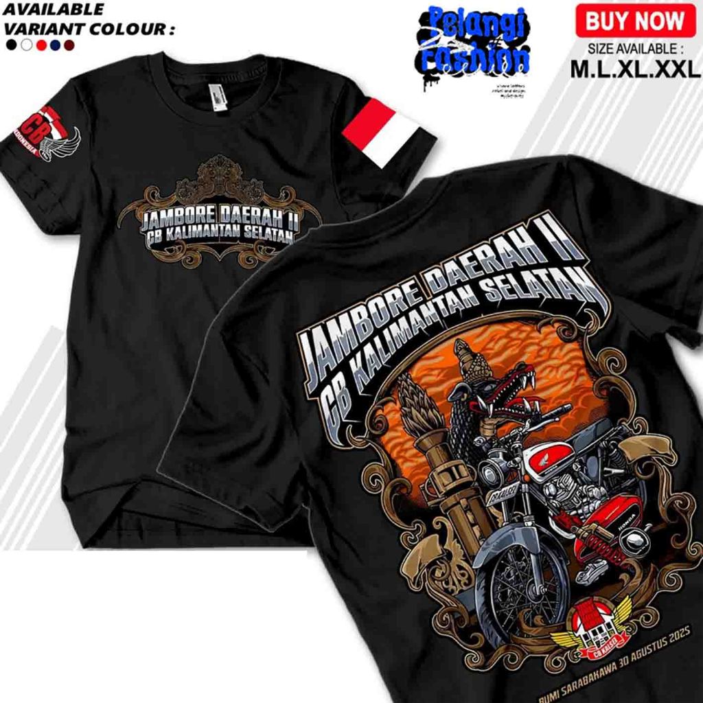 Kaos Acara Jambore Daerah 2 CB Kalimantan Selatan Terbaru