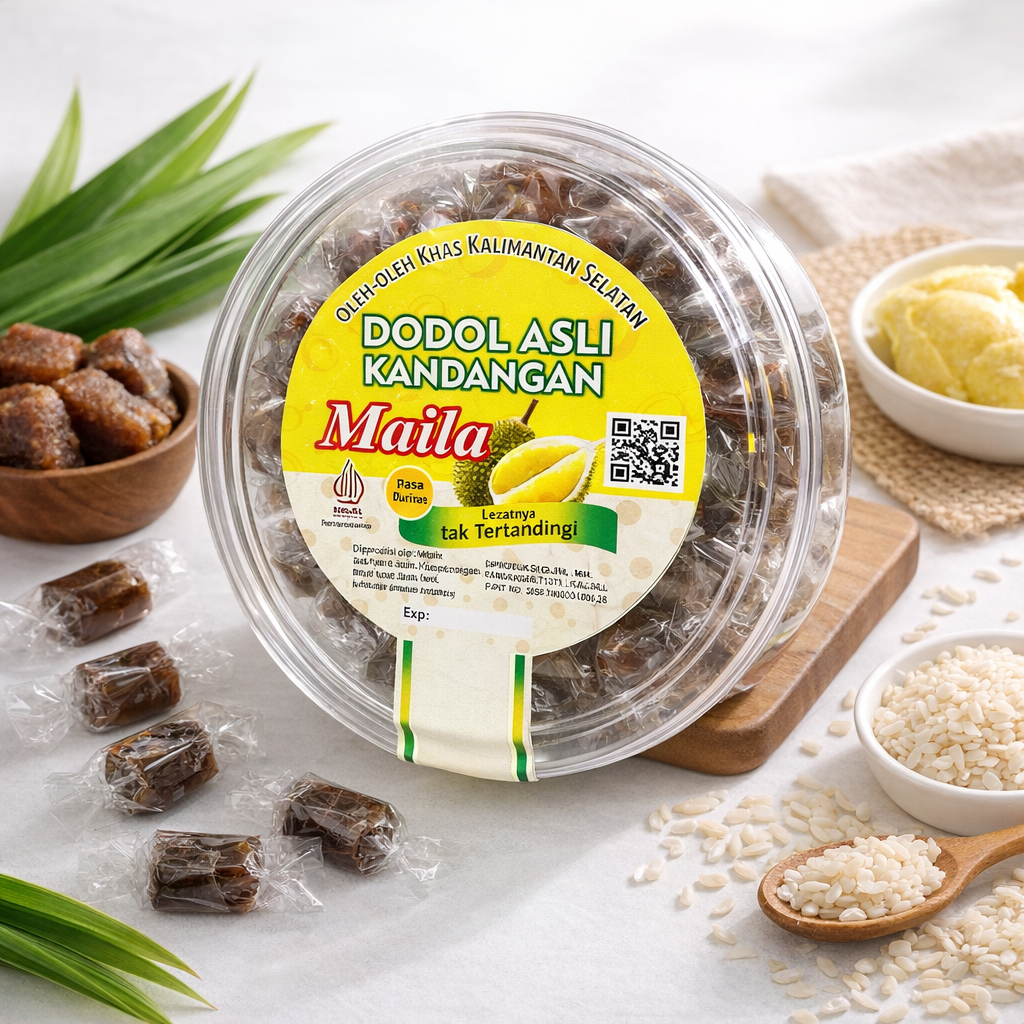 Dodol Legit Asli Kandangan Rasa Durian Enak Kenyal Manis Oleh Oleh Khas Kalimantan