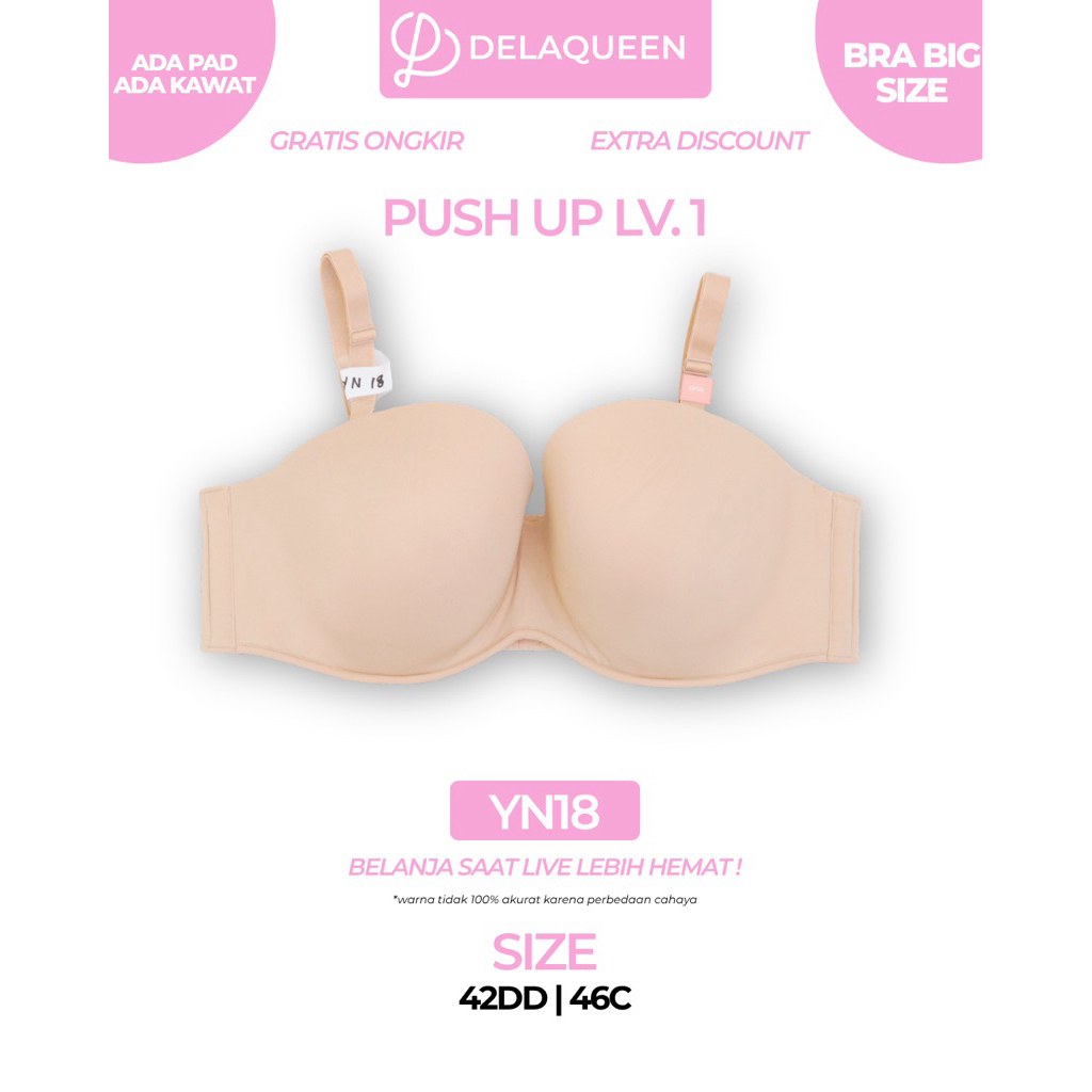 Delaqueen | Bra Big Size Bra Jumbo 42DD 46C YN18