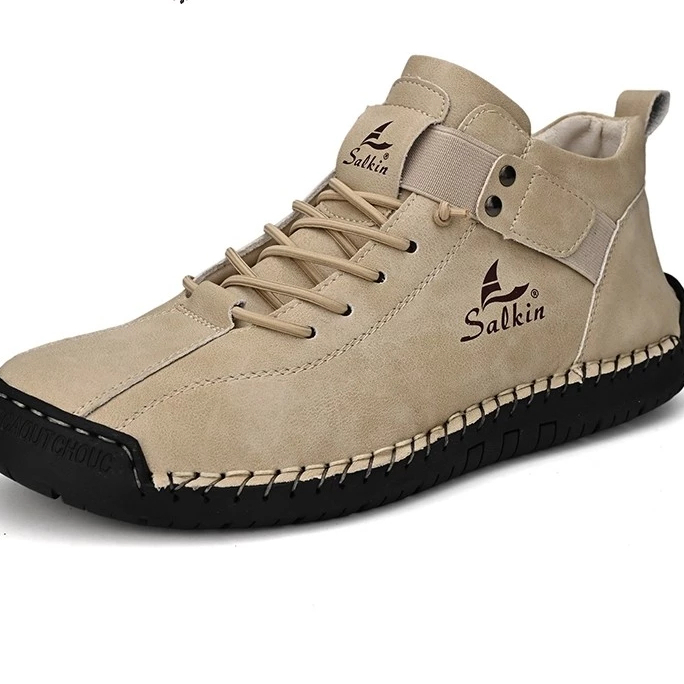Sepatu Boots Pria Keren High Cut Martin Boots Murah Kerja Karet Ringan 50