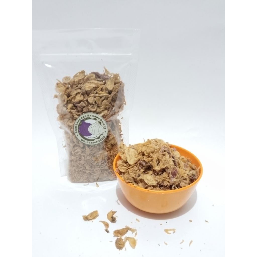 Bawang merah Goreng Renyah/bawang merah goreng original/ brambang goreng  200 gram