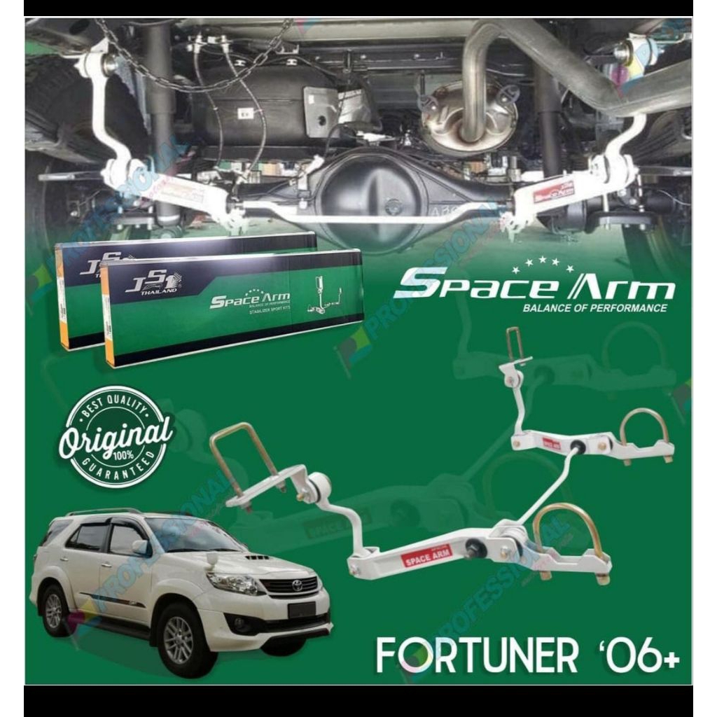 SPACE ARM - AKSESORIS BALANCE ARM SWAYBAR ORIGINAL THAILAND TOYOTA FORTUNER VNT 2006 + BERGARANSI BE