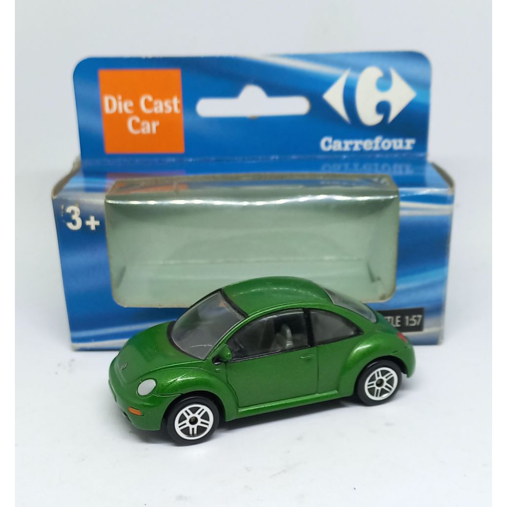 realtoy carrefour volkswagen vw new beetle 1/57 diecast (t)