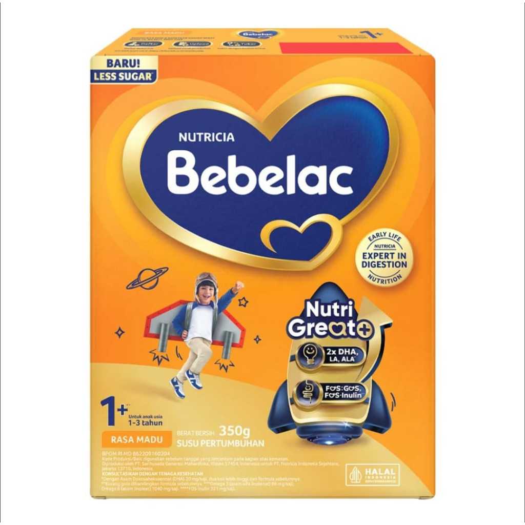 Bebelac 1+ (1-3 Tahun) Rasa Madu 350gr