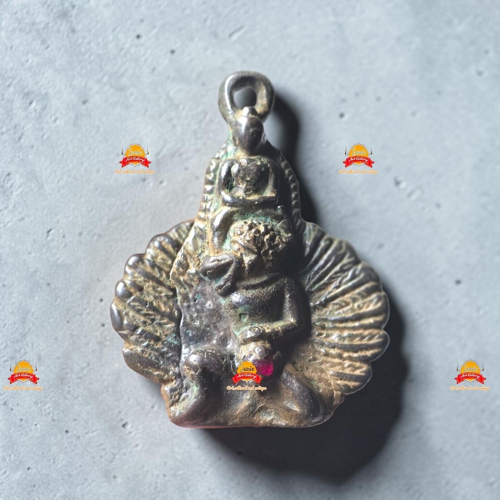 Liontin Kalung Garuda Wisnu Kencana Batu Merah Siem