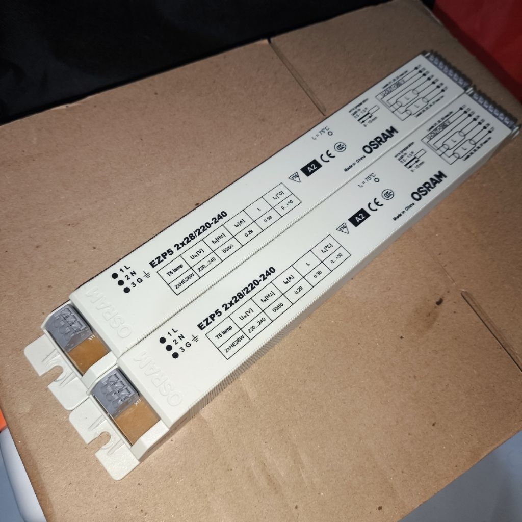 Ballast elektronik Lampu T5 EZP5 2X28W 220-240V Osram