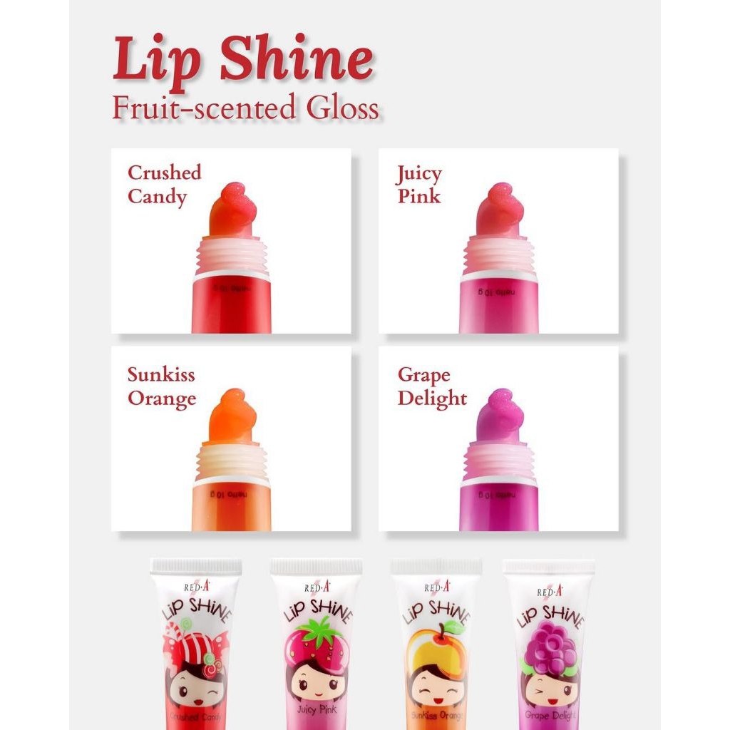 Red A Lip Shine