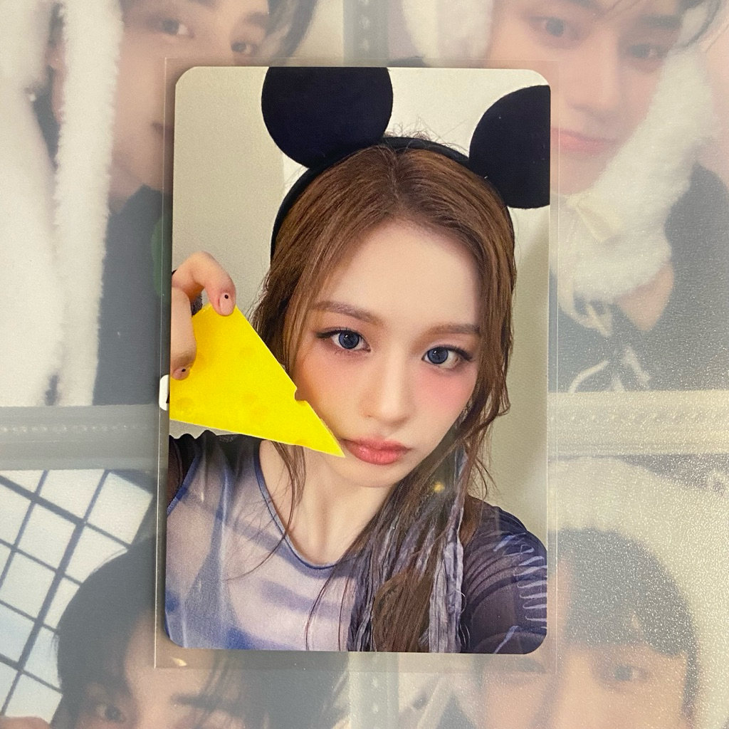 [ Ready ] Photocard Official Nmixx Sullyoon Makestar Mickey Mouse Fe3O4 : Forward