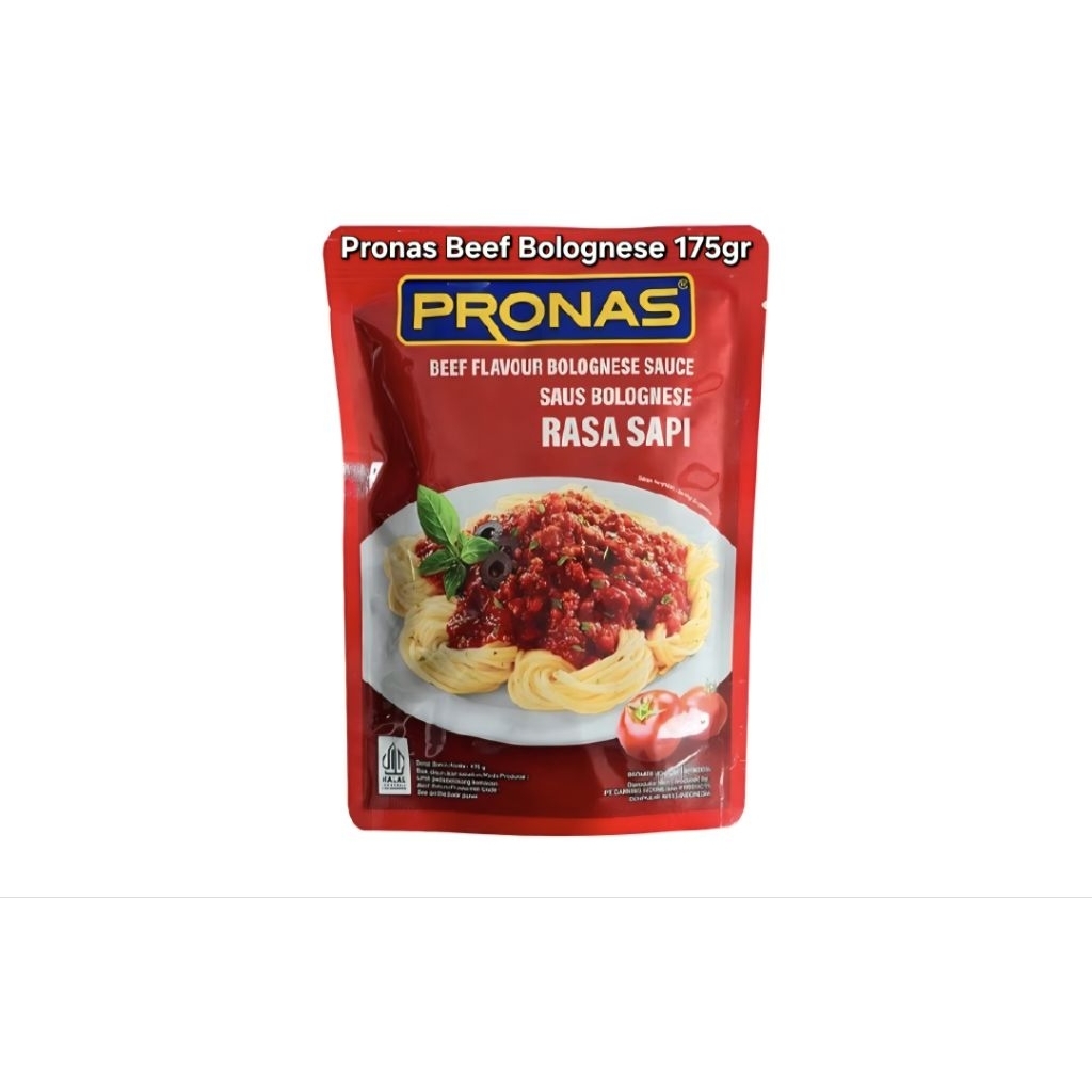 PRONAS BEEF BOLOGNESE SAUCE 175GR