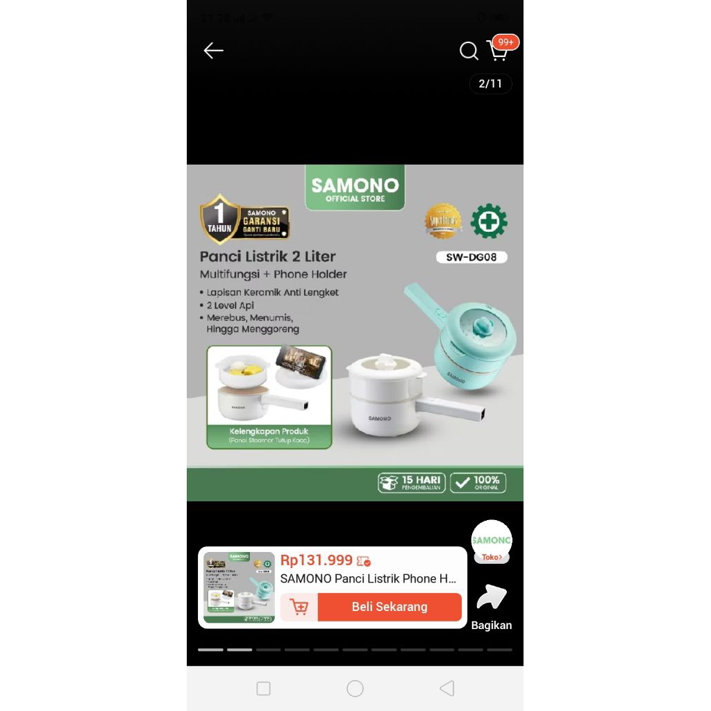 RICE COOKER SERBAGUNA MULTI FUNGSI.