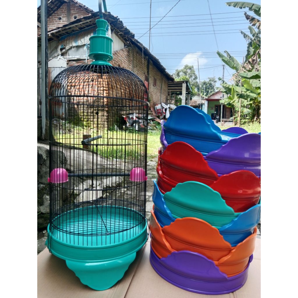 SANGKAR BURUNG LOVEBIRD, TEBOK PVC SLIM