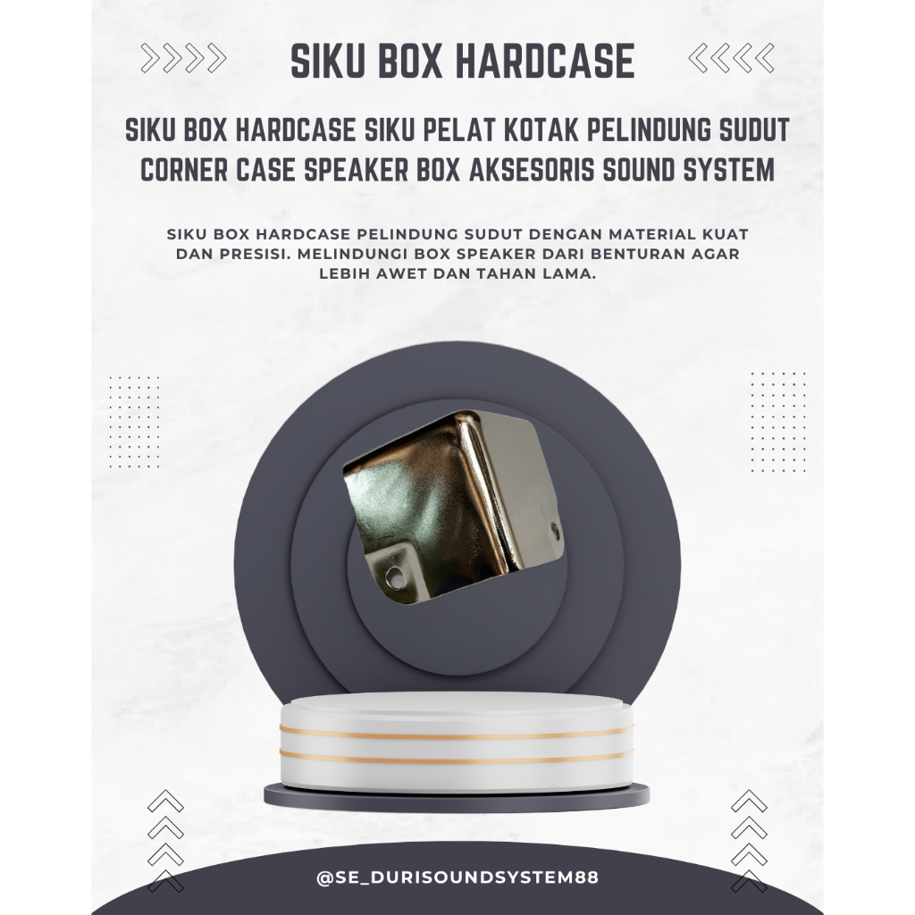 Siku Box Hardcase Siku Pelat Kotak Hardcase