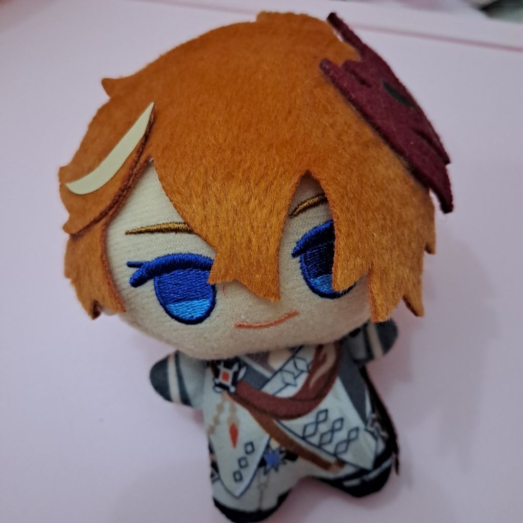 Official Chibigurumi Genshin Impact Tartaglia Childe Plush Keychain Boneka Ganci