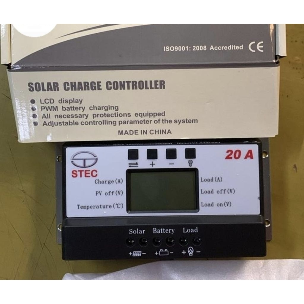 Solar charger Controller STEC 20ATenaga surya / Solar panel