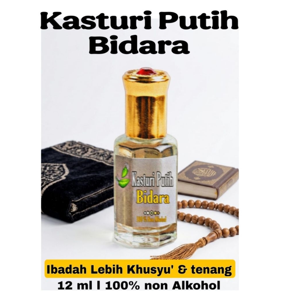 Parfum Ibadah Kasturi Putih Bidara Non Alkohol 12 ml