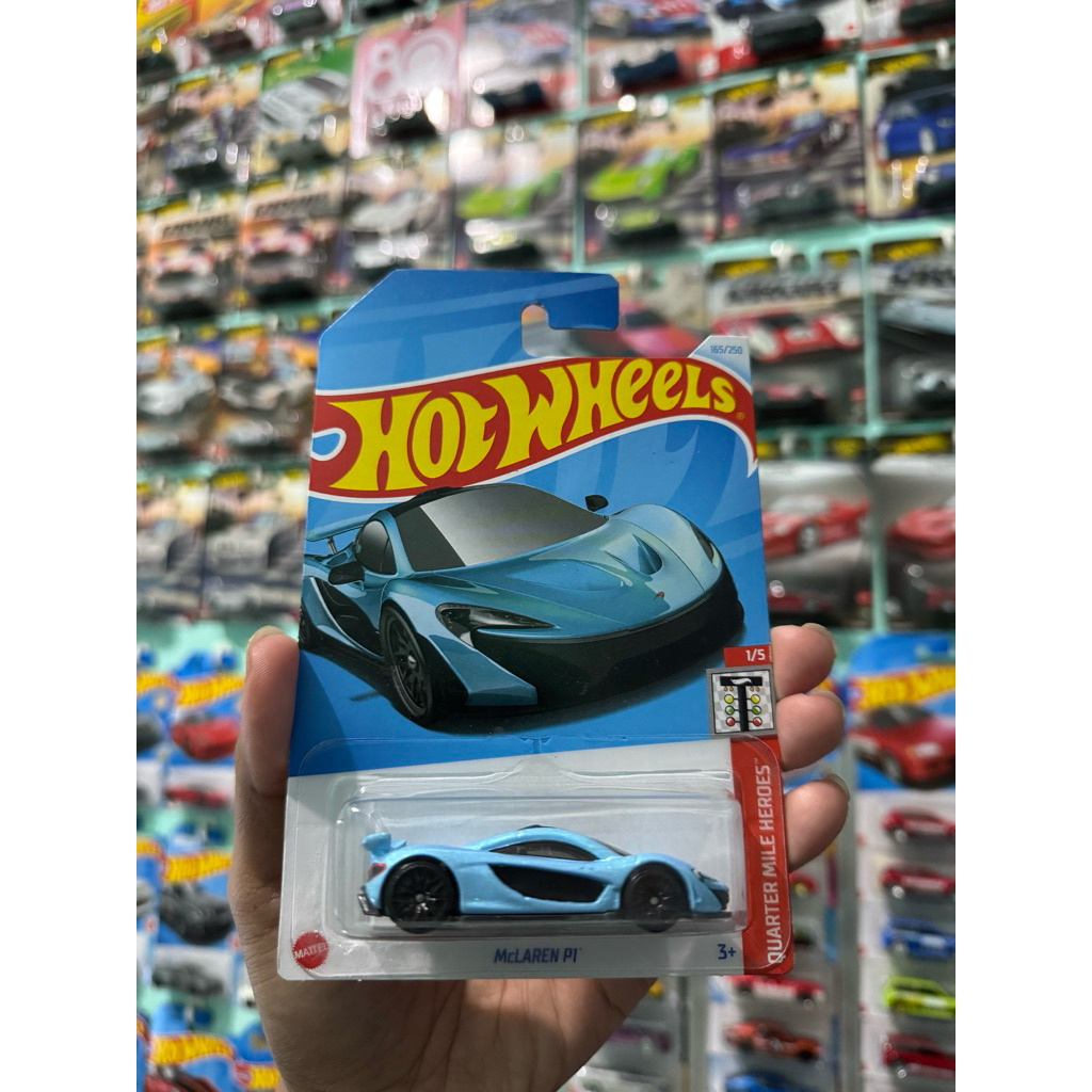 HOT WHEELS MCLAREN P1 BLUE