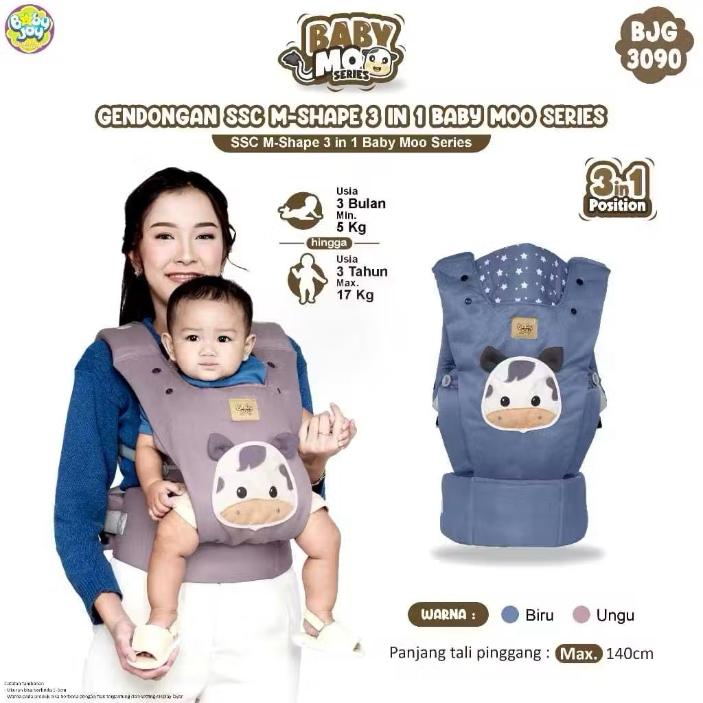 BABY JOY GENDONGAN SSC M-SHAPE | BABY MOO SERIES | SNI | GENDONGAN BAYI