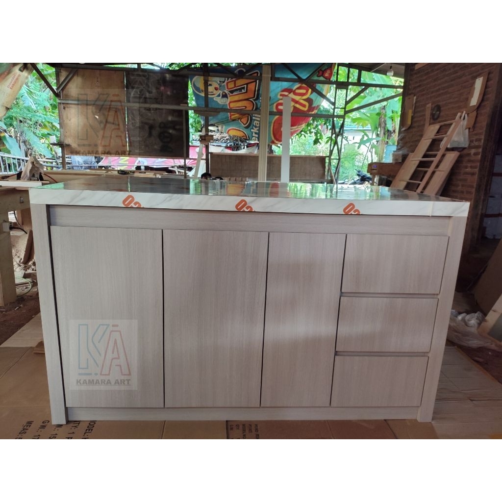 meja dapur,mini kitchen, islandtable, minibar meja dapur kecil minimalis HPL