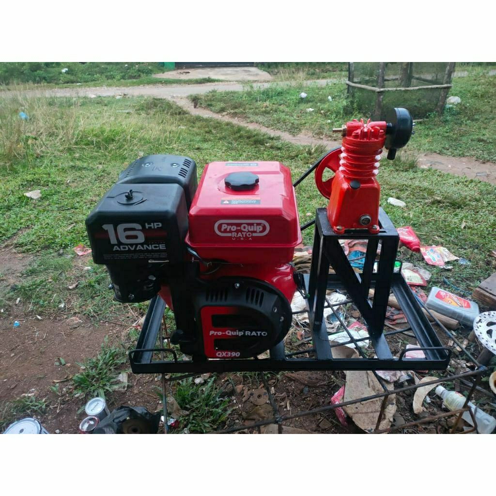 Pompa Air Bensin 16 hp - Desain Ringan, Karburator Efisien, Mesin Dua Langkah