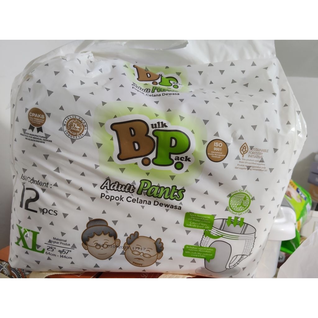 pampers dewasa lansia BP xL12