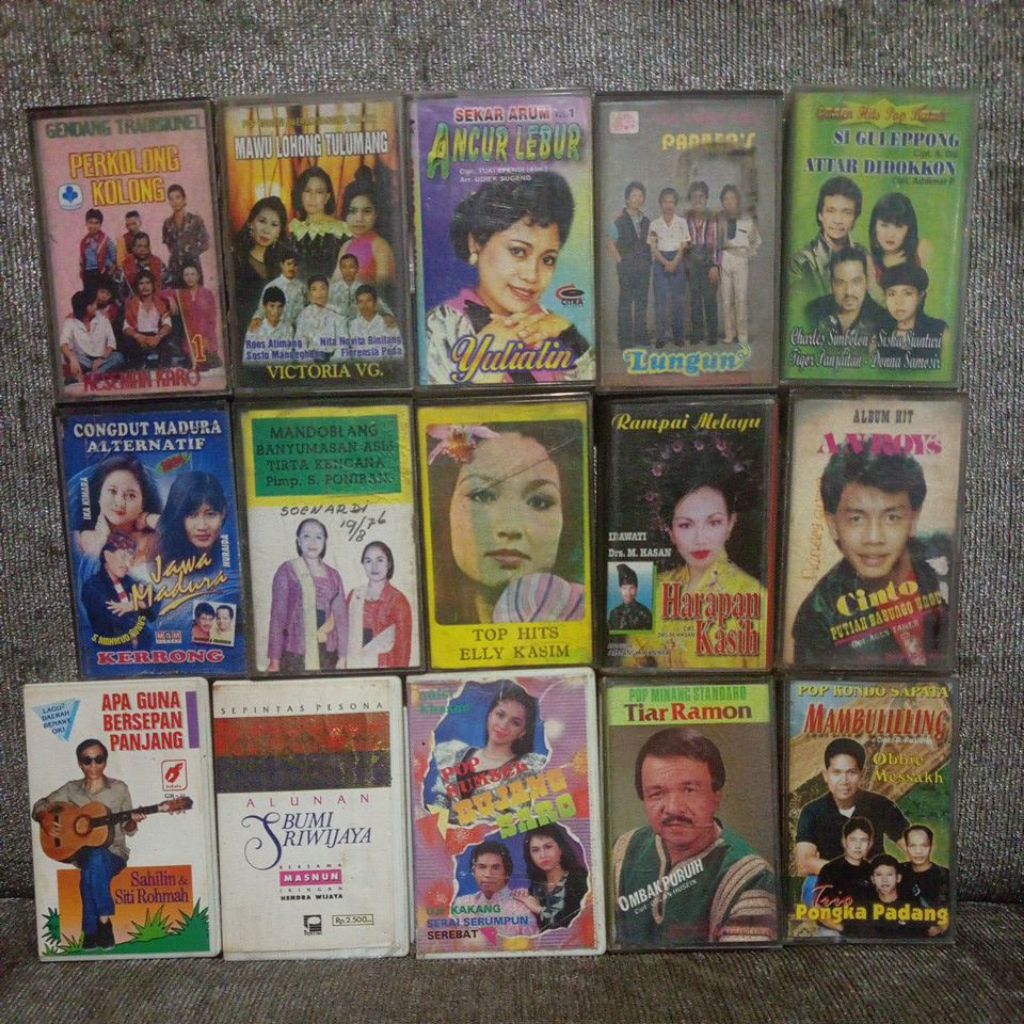 kaset pita lagu daerah / tradisional / rakyat