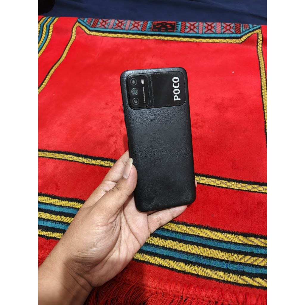 poco m3 ram 4gb 64gb normal smua garansi resmi type c hp bekas murah normal