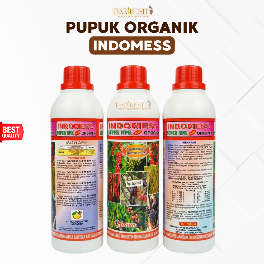 Pupuk Cair Npk Organik 500 ml INDOMESS Super NPK Plus