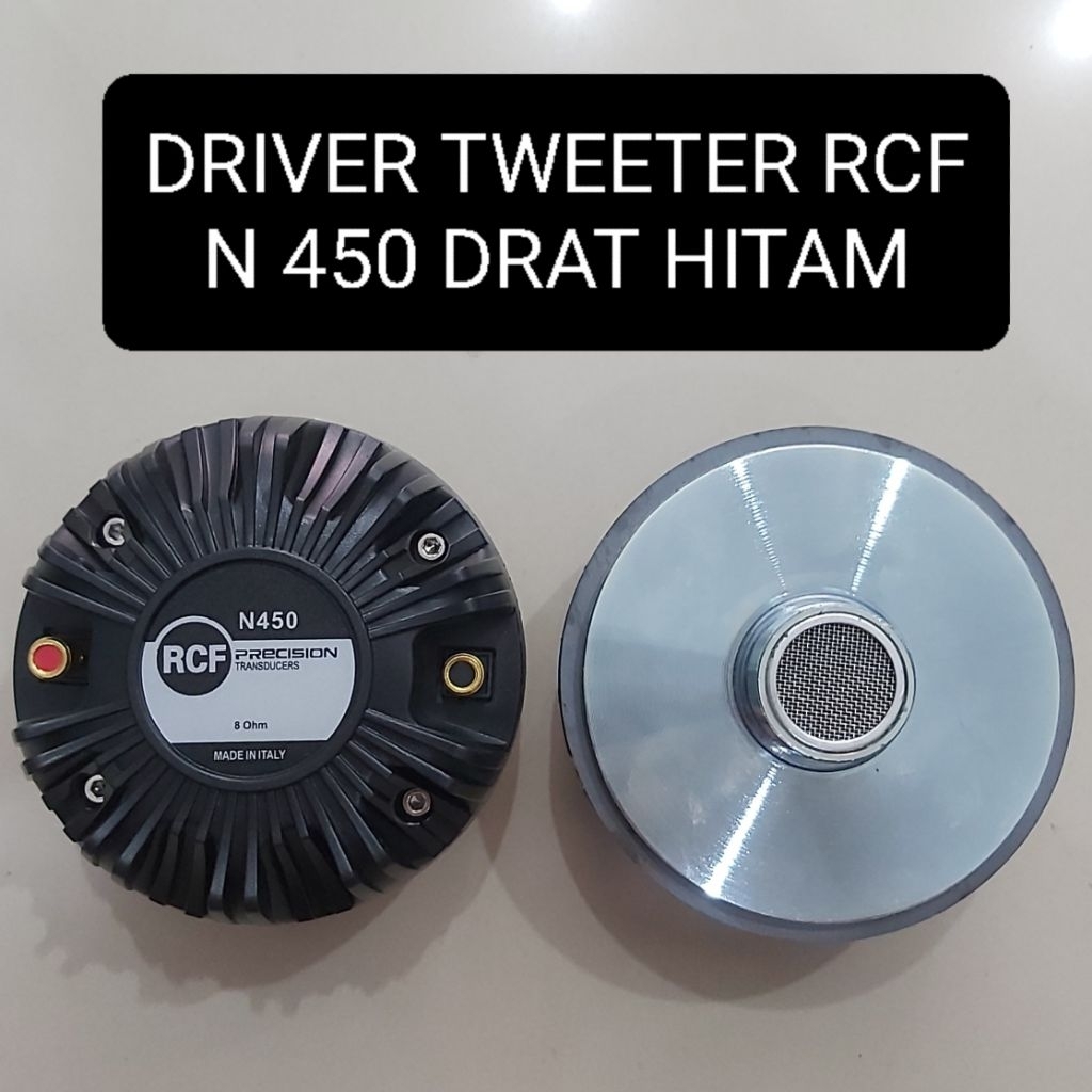 RCF Driver Tweeter N450 DRAT HITAM 8 Ohm Tuiter Magnet