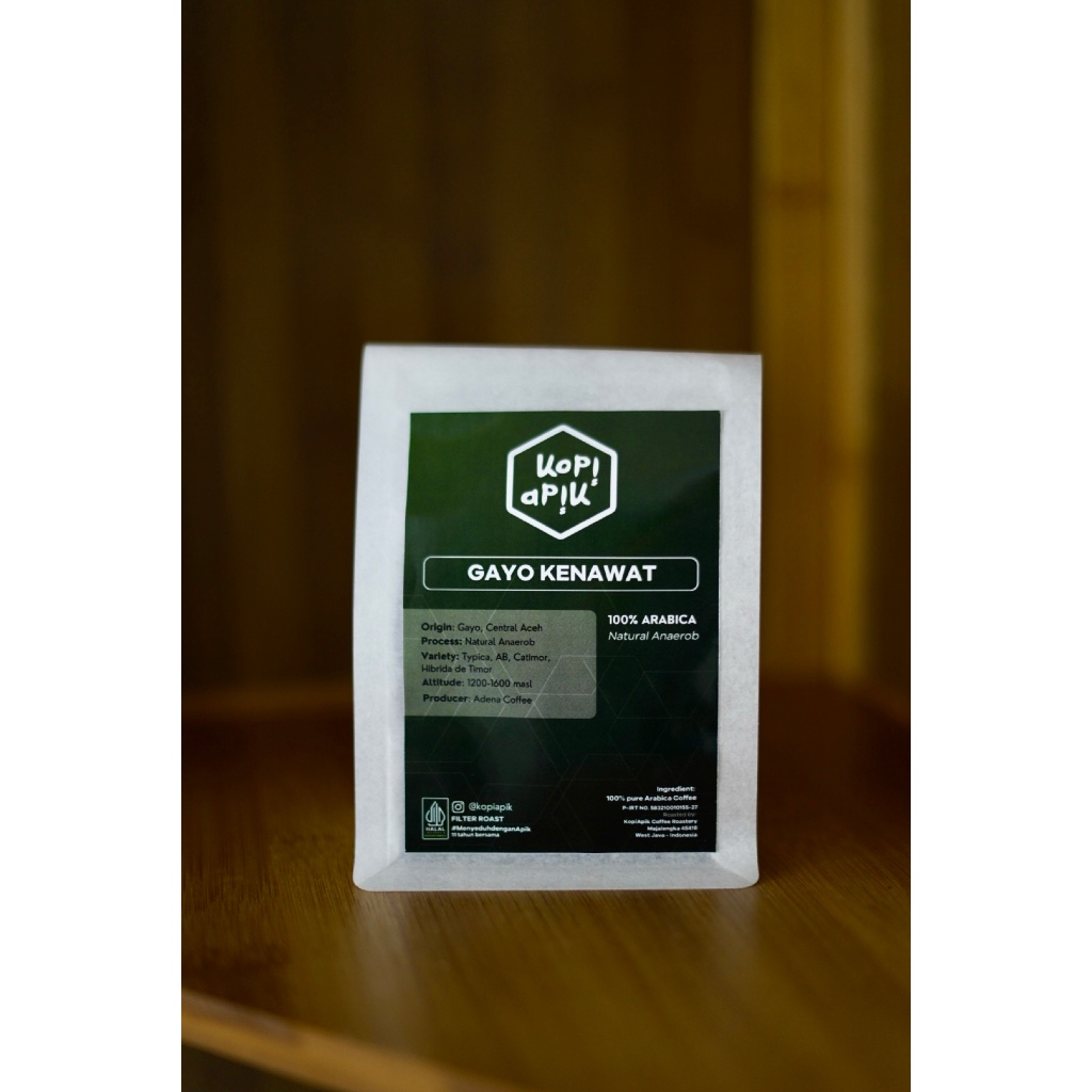 Gayo Kenawat Aceh 100% Arabica Filter Roast 100gr