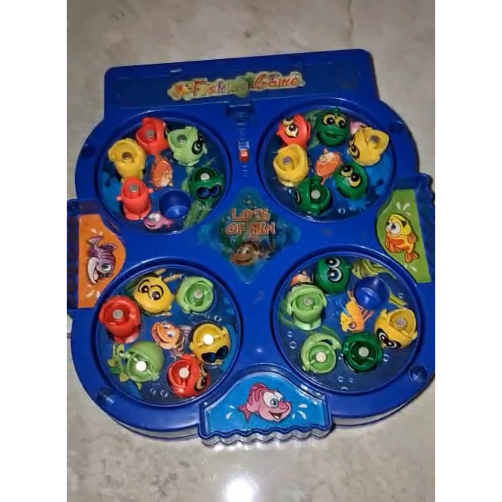 Mainan pancing ikan second/ Mainan anak bekas