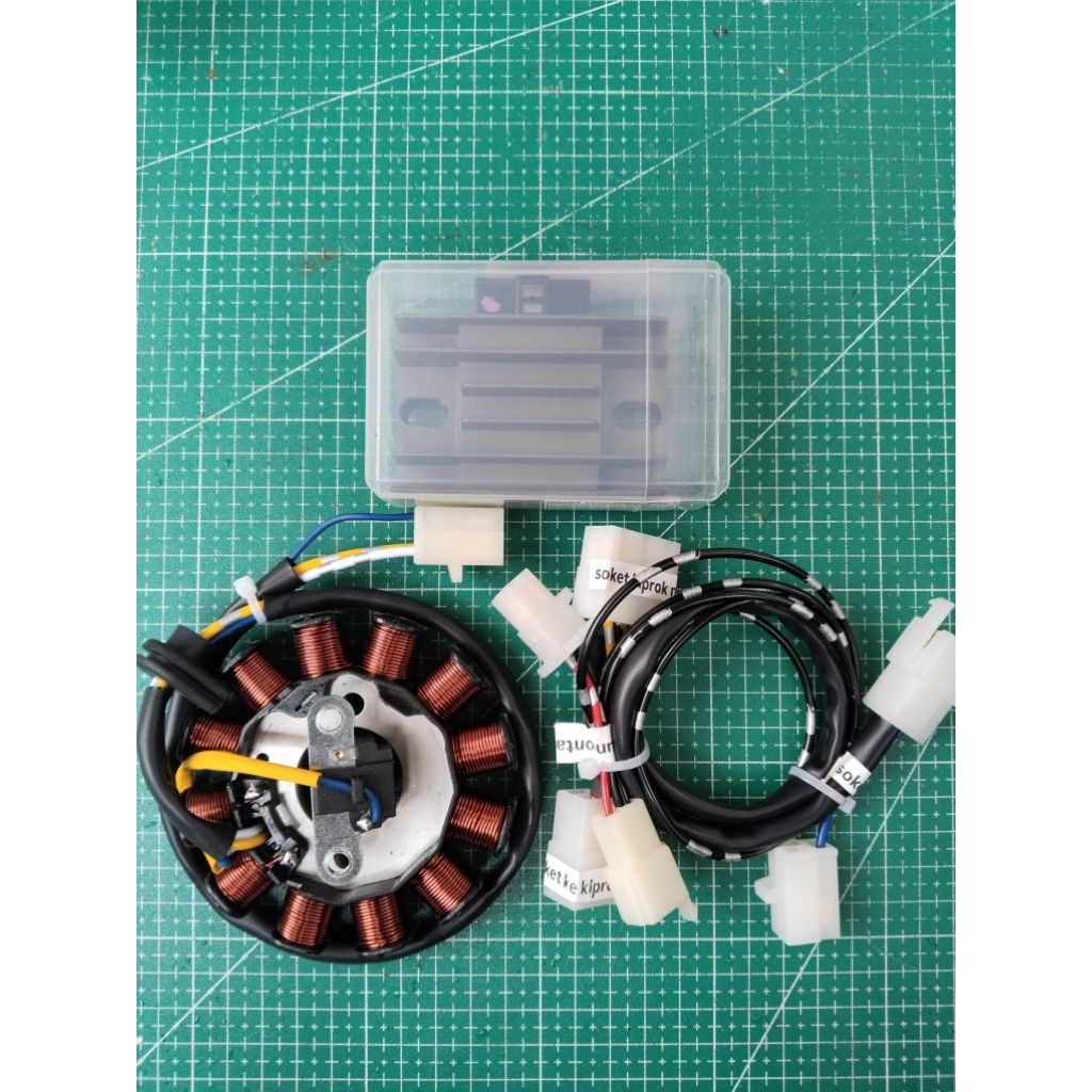 spull + kabel set fullwave kiprok TIGER ( FUKUYAMA )pnp di BEAT/Scoopy/Spacy Karbu KVY