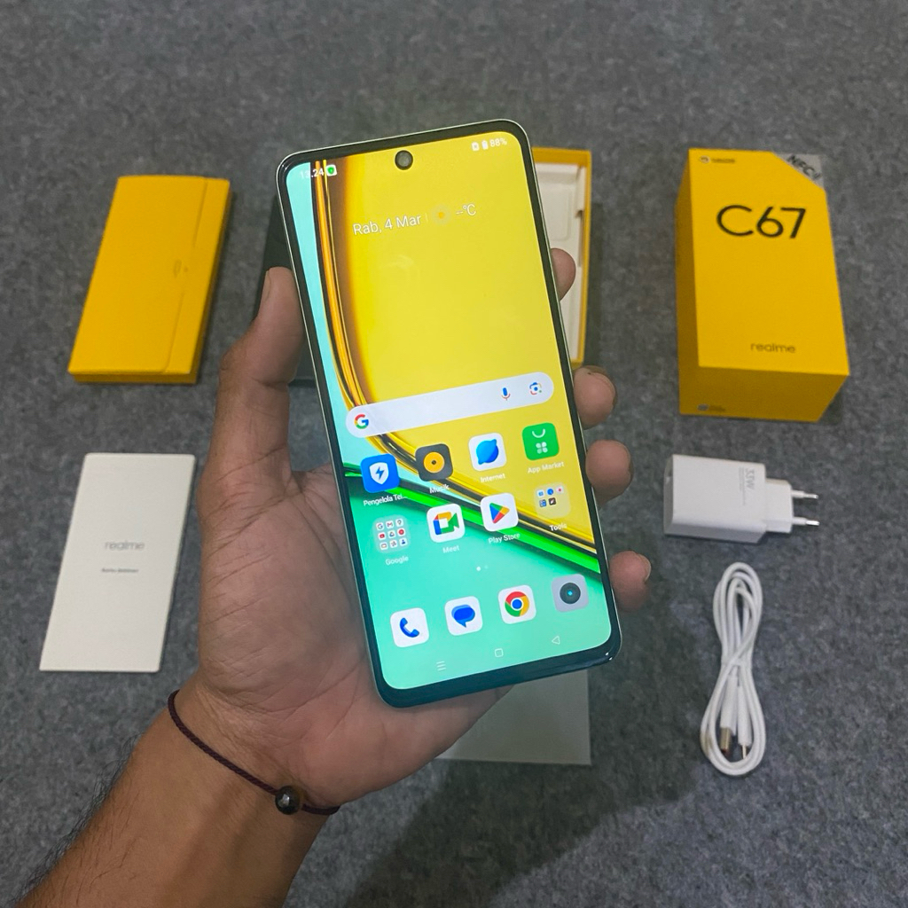 Realme C67 Fullset 8/128Gb Second Segel Original