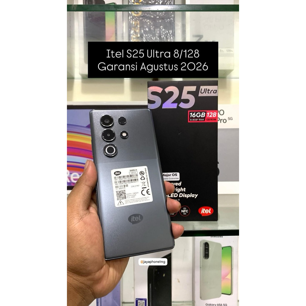 Itel S25 Ultra 8/128 Second Mulussss Garansi On Agustus 2026