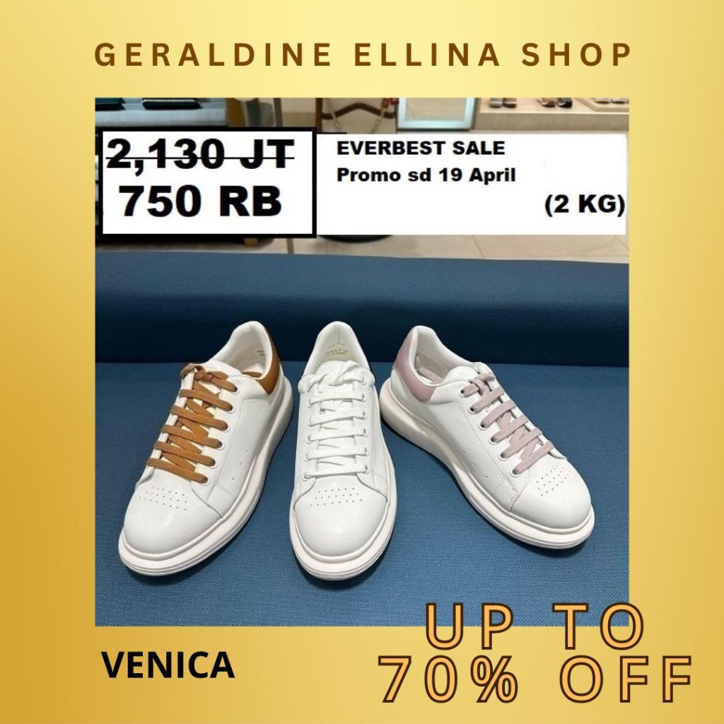 Sepatu Sneakers Wanita Everbest SALE Original seri VENICA
